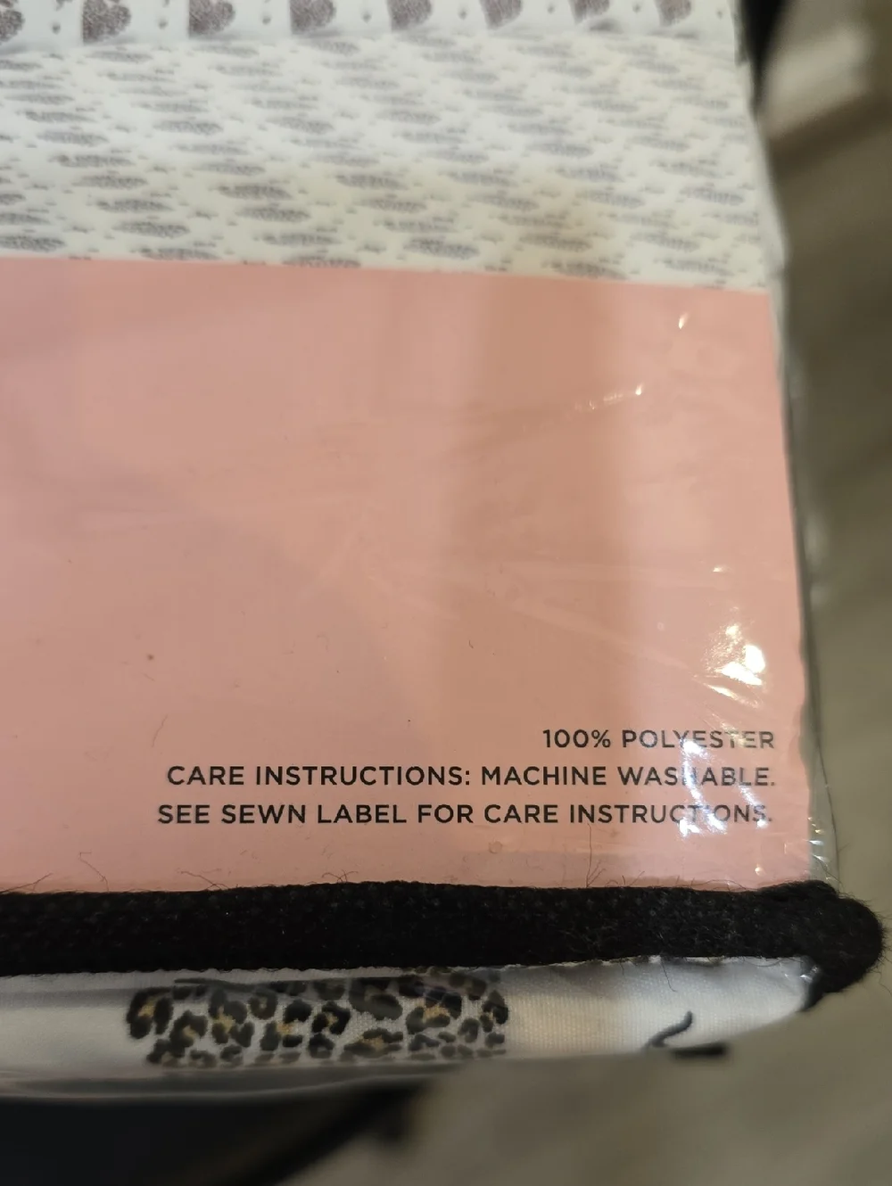Juicy Couture Home JC Logo Heart Crown Queen Bed Sheet Set